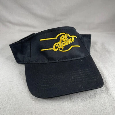 Gorra visera Al Capone para hombre OS negra con tirantes gorra para el sol bordada gorra Otto Foto 1 de 4