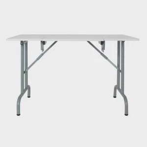 Sew Ready Craft Sewing Table Drop-Down Platform White Fold-In Legs Steel Frame - Picture 1 of 12