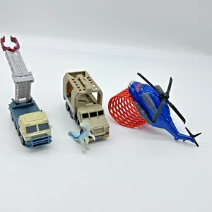 JURASSIC WORLD MATCHBOX DINO TRANSPORTERS BUNDLE OF 3 ,with raptor figure MATTEL - Picture 1 of 5