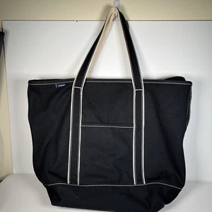 lands end Bootstasche schwarz 21x17 - Bild 1 von 8
