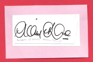 AUTÓGRAFO ORIGINAL LIAM OKANE NOTTINGHAM FOREST FC 1968-76 IRLANDA DEL NORTE INT - Imagen 1 de 1