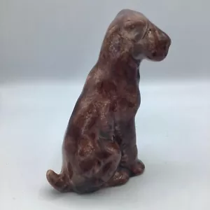 Ceramic Dog Figurine unknown artist 5.775 inches tall - Picture 1 of 6