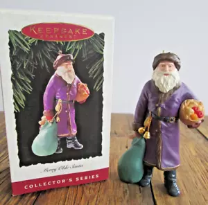 NEW Hallmark Keepsake Ornament Merry Olde Santa Series Basket of Fruit 6th 1995 - Picture 1 of 9