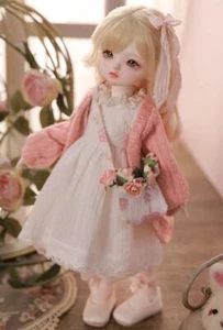 New Dress clothes Hair wig shoes For 1/6 BJD Doll 豆宝 C - Picture 1 of 8