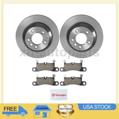 3 pastillas de freno rotor de freno para Porsche Cayenne 2011 2012 2013 2014 2015 2016 2017 Foto 1 de 4