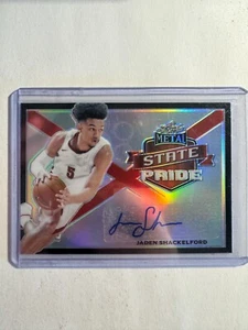 K302,844 - 2021-22 Leaf Metal State Pride Black #SPJS1 Jaden Shackelford #/15 - Picture 1 of 1