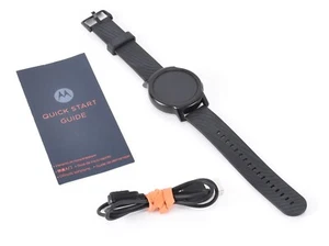Reloj inteligente Motorola MOSWZ100 Moto Watch 100 GPS Phantom negro - Imagen 1 de 2