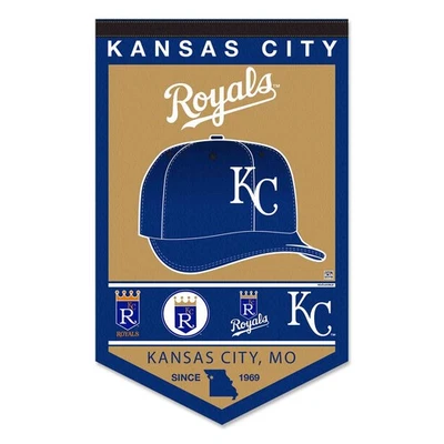 Kansas City Royals History Heritage Logo Banner Flag - Image 1 of 4