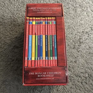 The Boxcar Children Bookshelf Books 1-12 Box Set by Gertrude Chandler Warner - Foto 1 di 8
