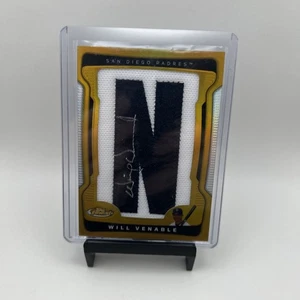 2009 Topps Finest Mark Venable Patch Autograph Gold #5/10 - Picture 1 of 5