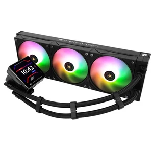 Grand Vision 360 ARGB Schwarz CPU AIO Cooler PC 360 Wasserkühlungssystem IPS ... - Photo 1/7