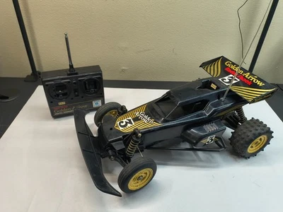 Vintage Radio Shack Golden Arrow RC Buggy Car 60-4080 And Remote - Image 1 of 4