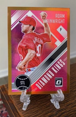 2018 Panini Donruss Optic Diamond Kings Bronze Prizm #30 Adam Wainwright SP HOF? - Image 1 of 2