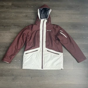 Marmot Storm Seeker Hoodie Jacket Mens Medium Rust Waterproof Insulated Gorpcore - Picture 1 of 15