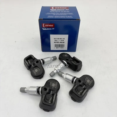 Juego de 4 sensores de presión de neumáticos Denso para Infiniti FX35 FX45 TPMS 40700-JK01B Foto 1 de 4