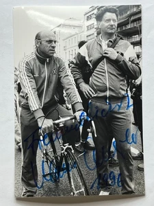 Autograph KLAUS AMPLER (†2016)-Cycling GERMANY-signed Real Photo 1996-GDR/DDR - Picture 1 of 2