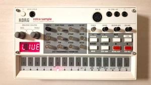 Korg volca sample 1 Digital Sampler Sequencer Synthesizer Tested Excellent jpn - Picture 1 of 12