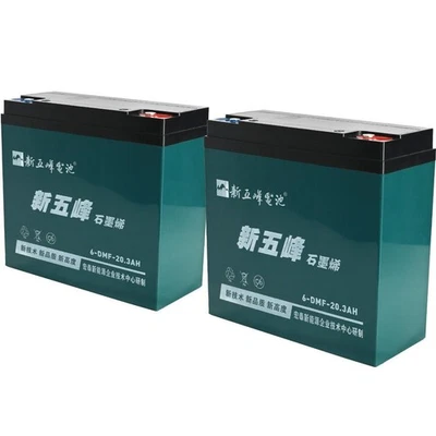 2X 12V 20Ah 6-DZM-20 6-DMF-20 6-DZF Battery For Wheelchair E Bike Scooter ATV - Image 1 of 4