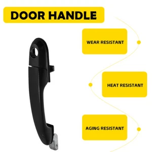BLACK PRIMED FRONT Exterior RIGHT Outside Handle Door For 2005-09 Hyundai Tucson - Picture 1 of 13