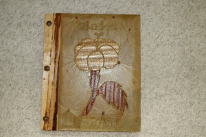 Hawaiian Island Paper Handmade Natural Photo Album 14.5x12.5 - Picture 1 of 5