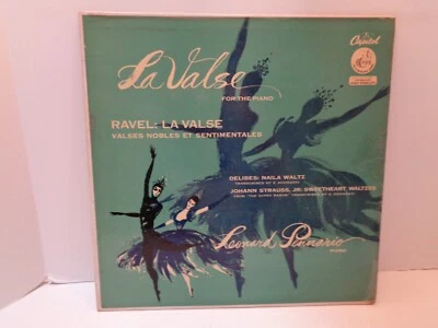 "La Valse for the Piano"  Ravel,  Delibes,  Strauss, Jr.  Rare 1956 Vinyl LP. - Image 1 of 3