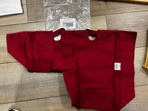 LONGABERGER STEP IT UP BASKET LINER QUOTE E ESTREMITÀ PAPRIKA VINO ROSSO TESSUTO NUOVO - Foto 1 di 1