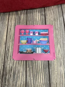 2012 2-Story Barbie Beach House Replacement Cardboard Kitchen Cabinets Outdoor - Picture 1 of 2