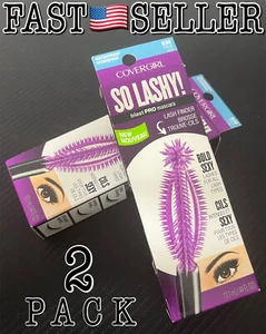 2-Pack CoverGirl So Lashy! Blast PRO Waterproof Mascara, Black #830 - SEALED! - Picture 1 of 8