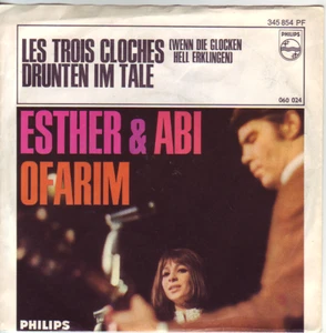 "7" - ESTHER & ABI OFARIM - Les trois cloches - diff. Cover - Imagen 1 de 1