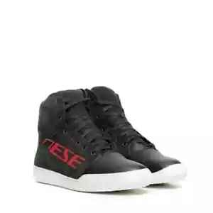 Zapato de motocicleta Dainese York D-WP rojo carbono oscuro impermeable - EU 44 - US 11 - Imagen 1 de 8