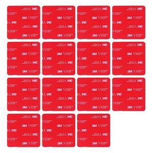 Double Sided Tape 2In X 2In 15Pcs, 3M VHB Heavy Duty Mounting Tape Pad Sticker S - Picture 1 of 12