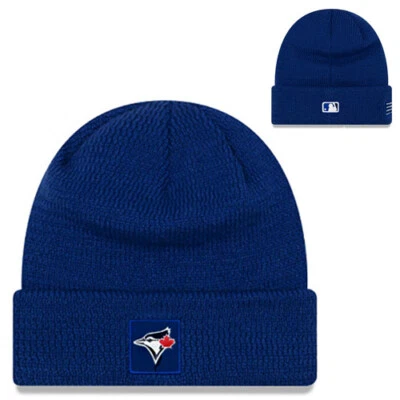 New Era MLB Toronto Blue Jays Gorro Tejido Deportivo Invierno Sombrero De Colección Equipo Gorra Azul Foto 1 de 4