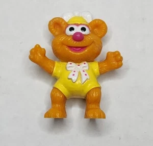 VINTAGE MUPPETS BABIES FOZZIE BEAR 2” PVC FIGURE 1987 MCDONALD’S HAPPY MEAL TOY - Picture 1 of 4