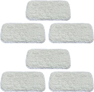 Microfiber Mop Pads Fit for Sienna Luna Steam Mop, Replaces Part # SSM-3006, 6Pk - Picture 1 of 12