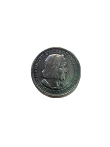 1893 Columbian Expo halber Dollar ~ Wahl AU ~ 90 % Silber ~ 1 Münze - Bild 1 von 3