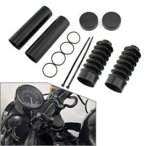 Juego de tapabota de tapa de horquilla delantera para moto Harley XL 1200X 1200C 11-17 - Imagen 1 de 12
