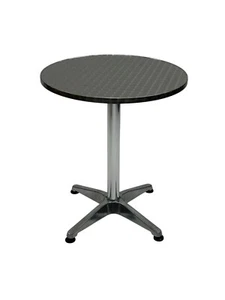 Round Aluminium Tables, Cheap Cafe Tables, Cheap Aluminium Tables, Patio Bistro - Picture 1 of 8