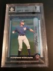 1999 Bowman Chrome #350 Alfonso Soriano Rc Rookie New York Yankees Bgs 9