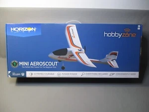 AT424 HORIZON HOBBY AVION RC POLYSTYRENE MINI AEROSCOUT RTF REF HBZ5700 - Photo 1 sur 14
