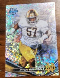 Bowman's Best University Shimmer Refractor #25 2022 Jayson Ademilola Notre Dame - Imagen 1 de 2
