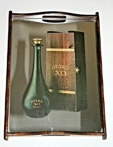 Antique Vintage Otard XO Cognac Mirror Tray Man Cave Liquor Sign - Picture 1 of 9