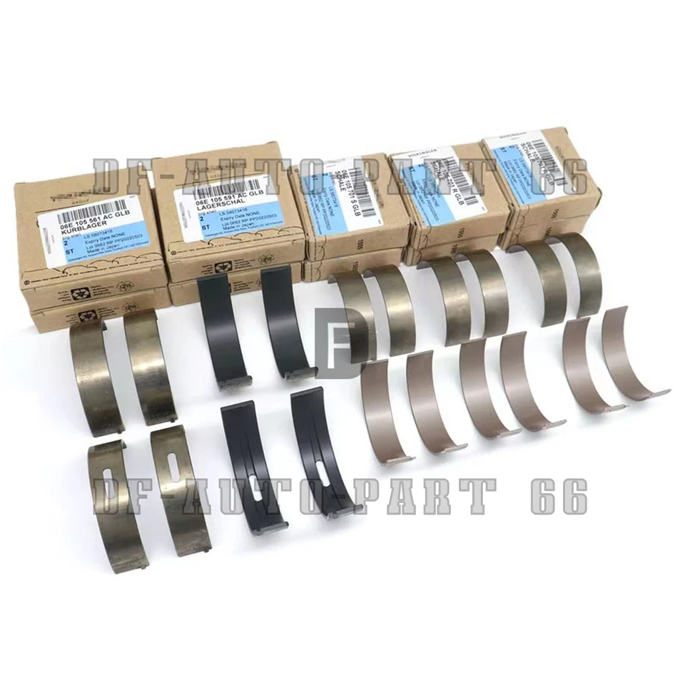 Cigüeñal principal genuino y cojinetes de varilla de con carcasa STD para AUDI A5 A6 Q5 Q7 3.0T Foto 1 de 4