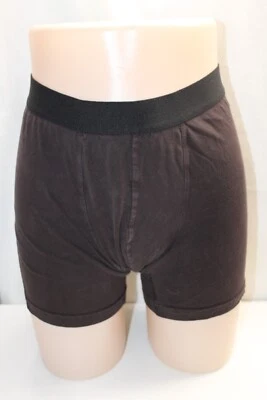 Bóxer H&M Mezcla Algodón Regular Hombre Largo Café Marrón GRANDE Foto 1 de 4