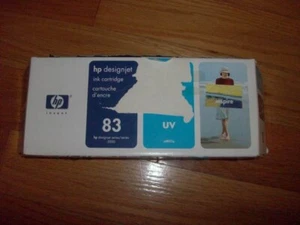 GENUINE HP #83 CYAN UV 680ml Ink Cartridge C4941A DESIGNJET 5000 5500 NEW SEALED - Picture 1 of 1