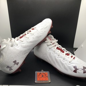 maroon under armour football cleats