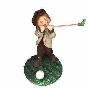 Annalee Doll St. Patrick's Boy Golfer Leprechaun Shamrock - Picture 1 of 14