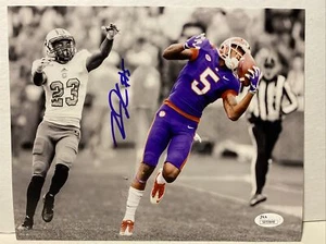Tee Higgins Signed Clemson Tigers 8x10 Photo JSA - Picture 1 of 5