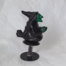 Vintage Halloween WITCH Flying BROOM  Spring / Suction Cup Pop Up Toy HONG KONG