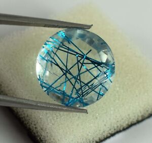 Mix Shape Blue Rutilated Quartz Doublet Natural Loose Gemstone Investment Grade