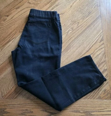 Pantalones de mezclilla elásticos NYDJ Jegging cintura elástica para mujer talla 12P negros (#34) Foto 1 de 4